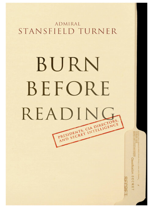 Title details for Burn Before Reading by Turner Stansfield - Wait list